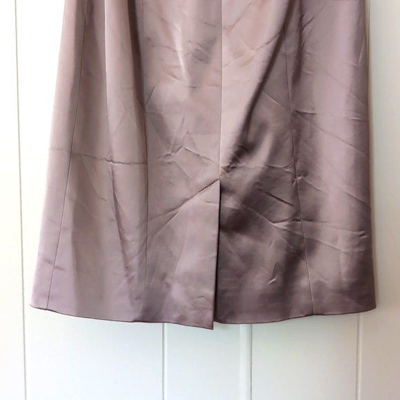 Karen Millen Satin Halter Dress Lilac Grey Formal Size 8 US - Picture 6 of 8